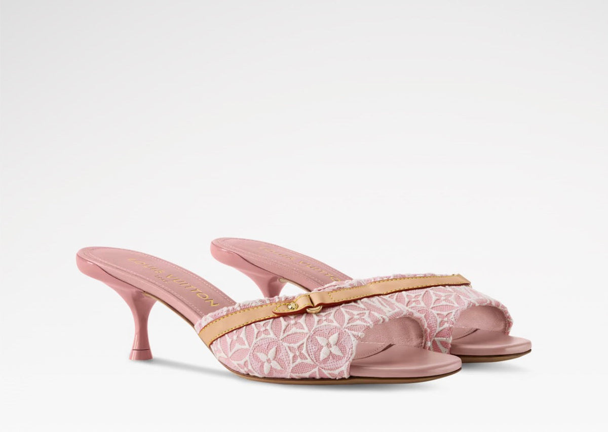 LV DENIM SANDALETTEN
